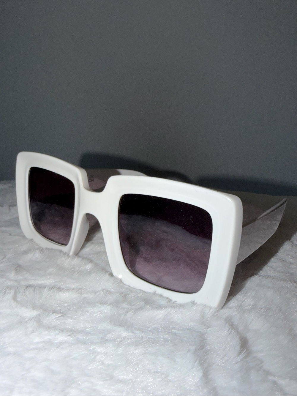 White Square Sunglasses